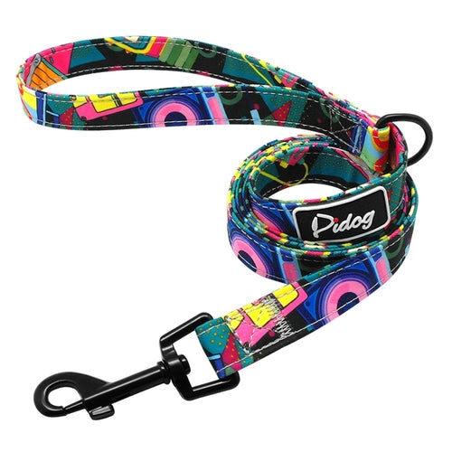Fashion Nylon Dog Leash Lead Printed Pet Puppy