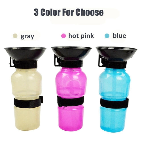 Pet Dog Drinking Water Bottle Sports Squeeze Type Puppy Cat Portable