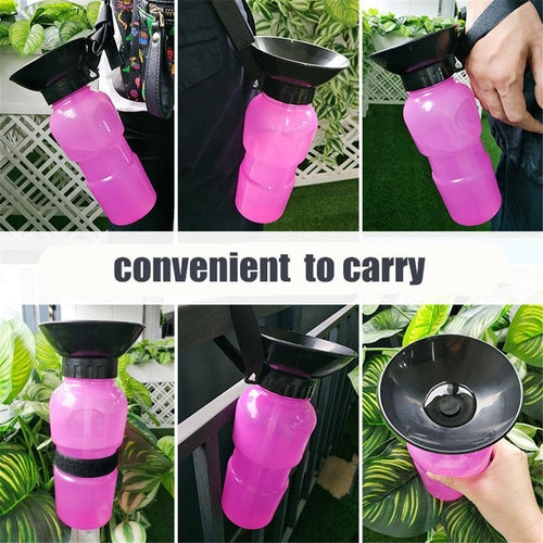 Pet Dog Drinking Water Bottle Sports Squeeze Type Puppy Cat Portable
