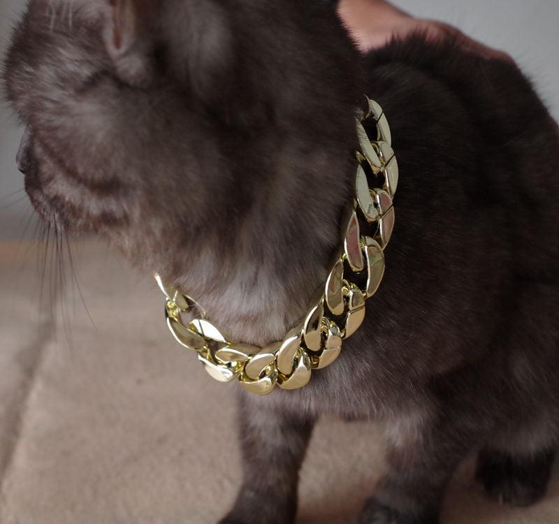 Luxury Gold-Plated Pet Dog Necklace: The Perfect Fashion Accessory For Your Furry Friend
